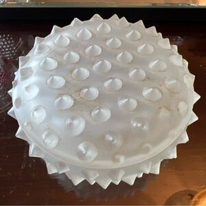 Hobnail Frosted Trinket Box